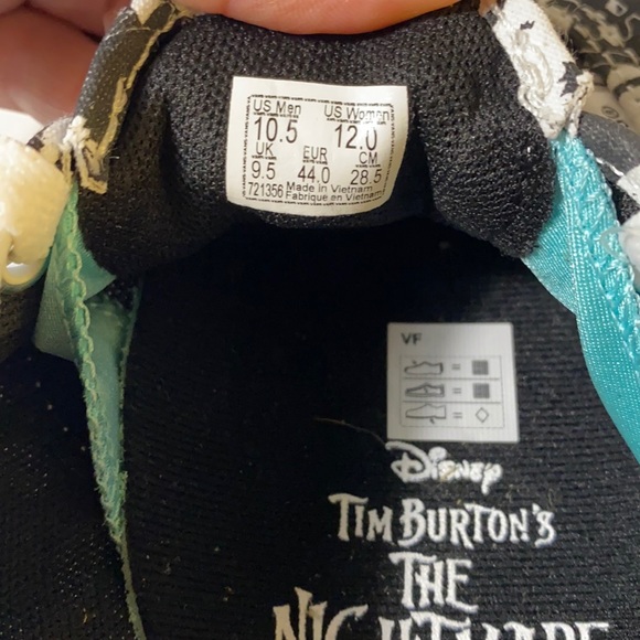 NWT Vans Authentic Disney The Nightmare Before Christmas 10.5
